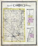 Liberty Township, Geneva, Mount Auburn, Middletown, Waldron, Cynthiana, Coons Creek, Shelby County 1880